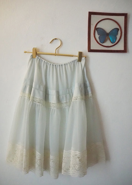 ライトブルースカート